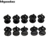 10Pc Floor Carpet Mat Clips (Twist Lock With Washers) For BMW E36 E46 E38 E39