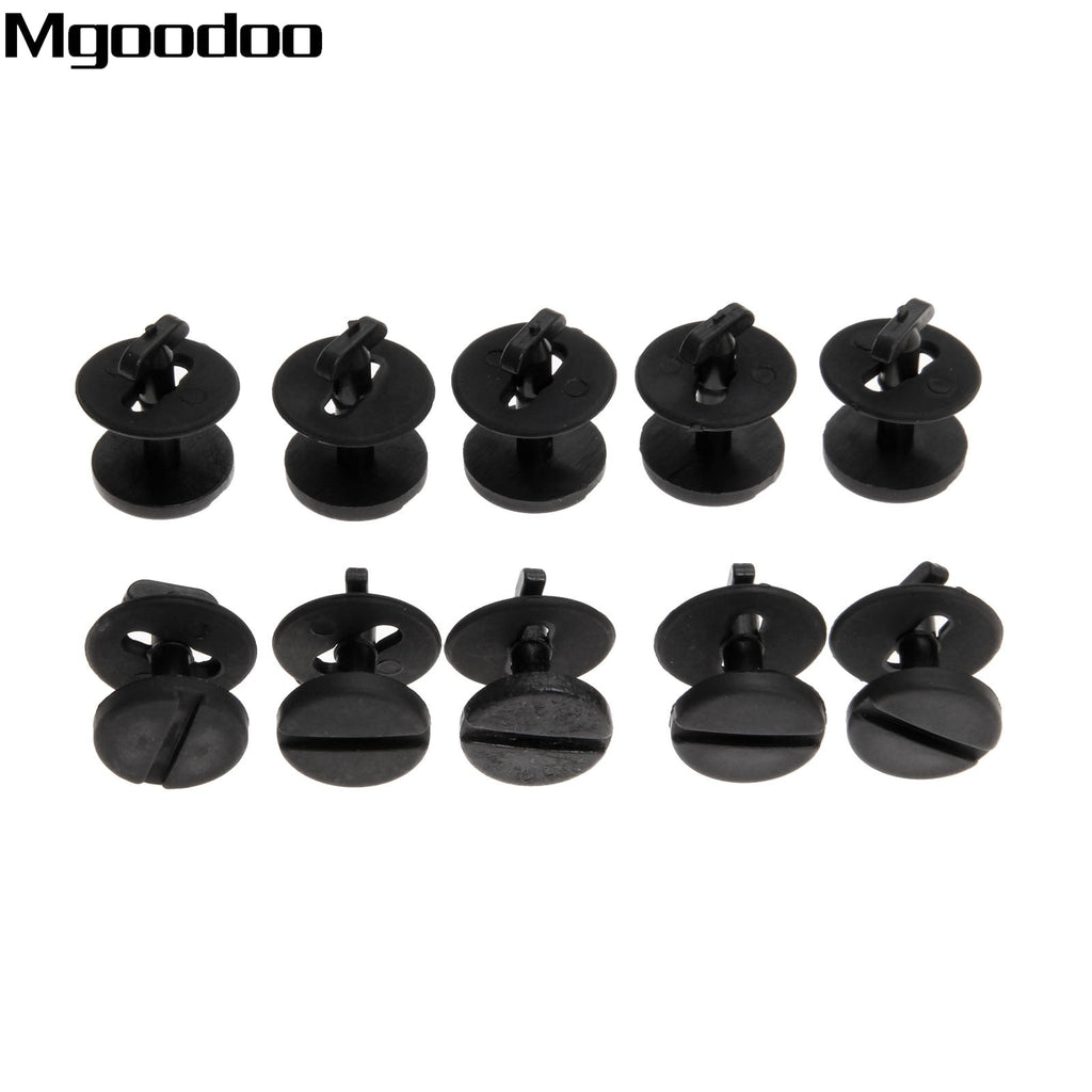 10Pc Floor Carpet Mat Clips (Twist Lock With Washers) For BMW E36 E46 E38 E39