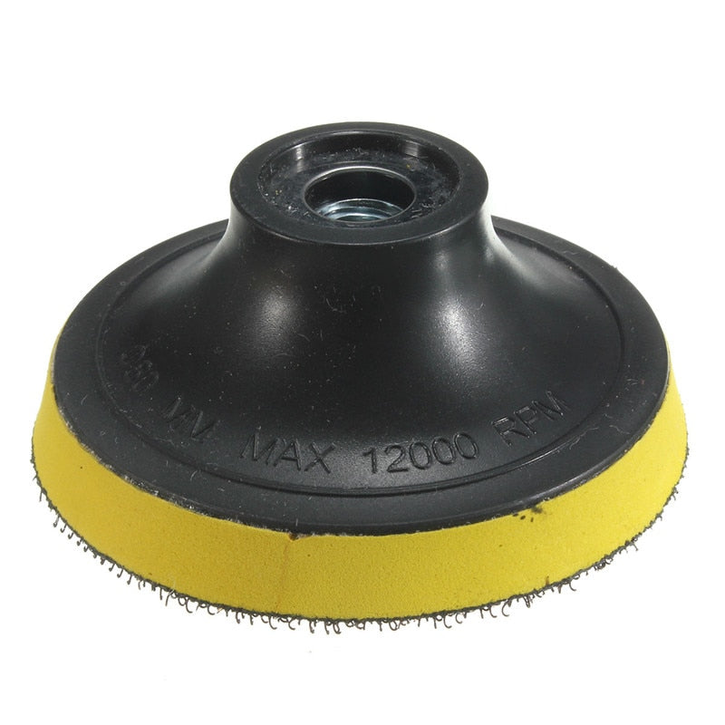 Buffing Kit, Pad Polishing Kit For Electric Drill Car Polisher Pads Backing Plate M10 Thread