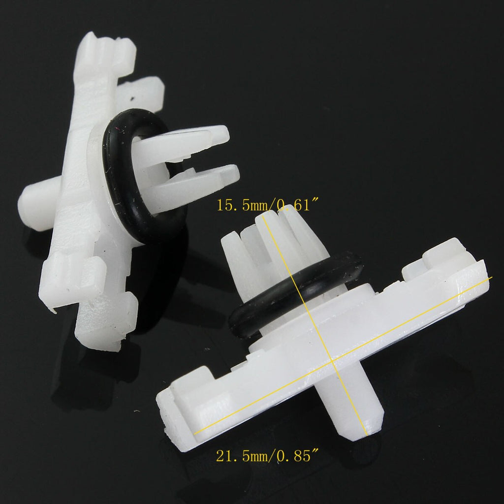 10Pcs/set Top Roof Rain Gutter Moulding Trims Fastener Clips suit for BMW E46 1998-2014