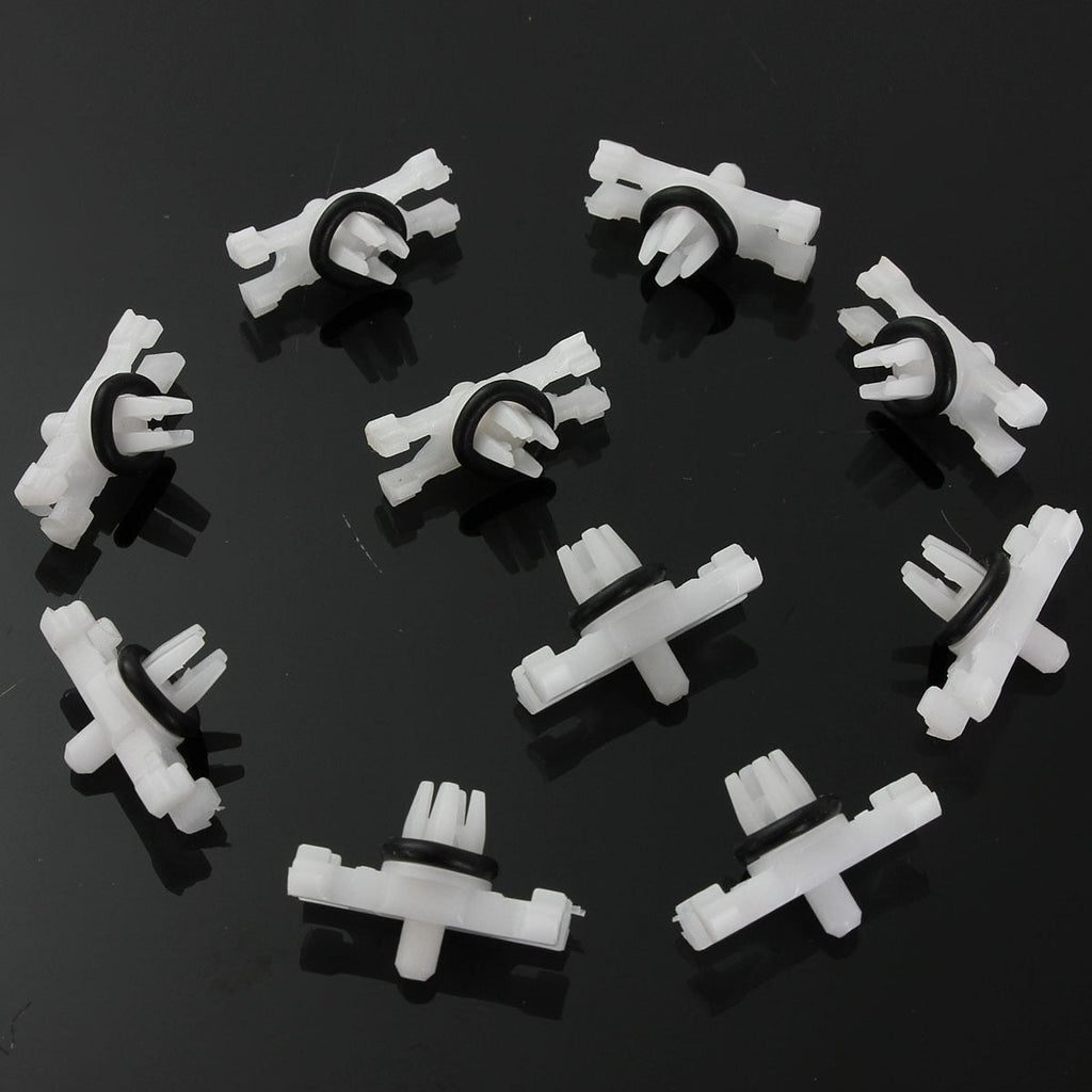 10Pcs/set Top Roof Rain Gutter Moulding Trims Fastener Clips suit for BMW E46 1998-2014