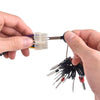 Set of 18Pcs Terminal Removal Keys, Car Electrical Wiring Crimp Connector Pin Extractor Stereo
