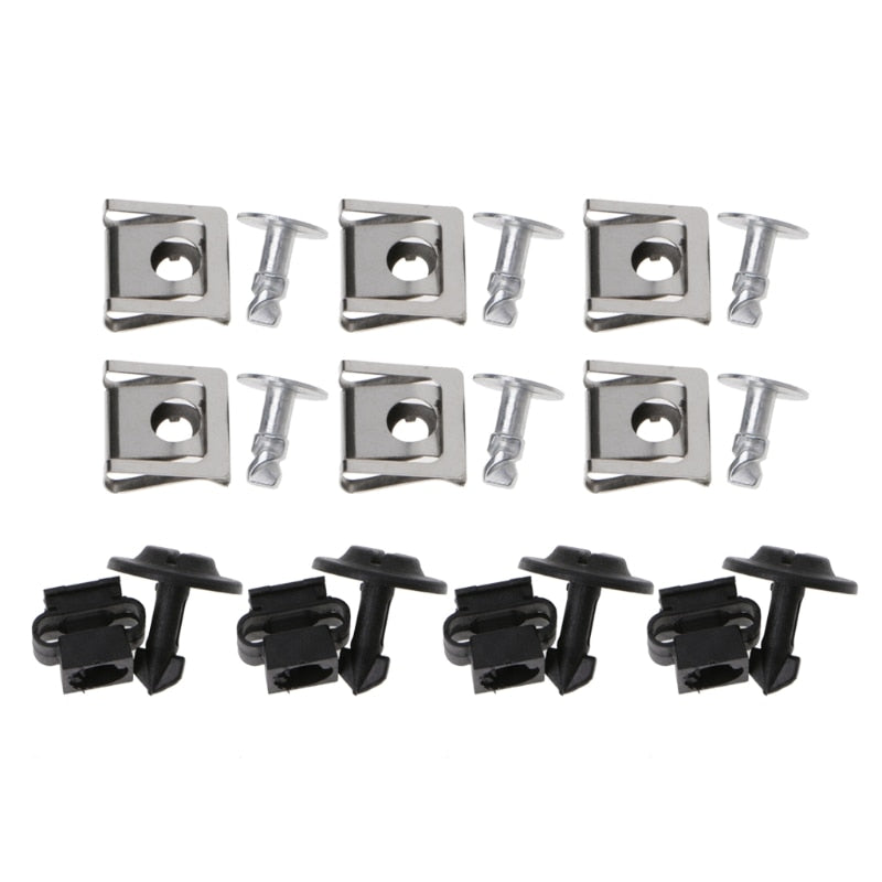 20PCS Undertray Guard Engine Under Cover Fixing Clips Screw KIT Suit For AUDI A4 A6 VW PASSAT