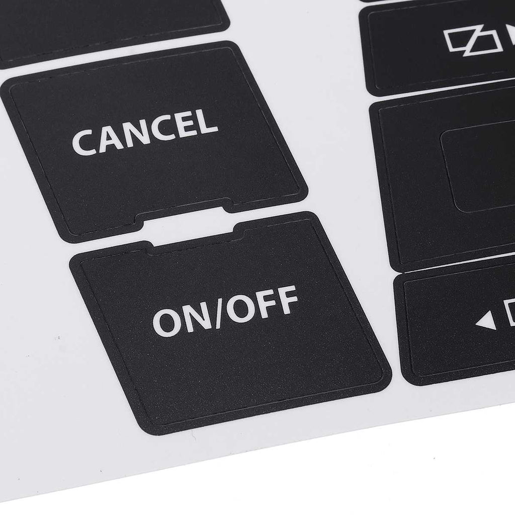 Car Steering Wheel Button Repair Decals Stickers Kit Suitable For VW For Volkswagen Touareg 2004-2009