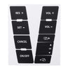 Car Steering Wheel Button Repair Decals Stickers Kit Suitable For VW For Volkswagen Touareg 2004-2009
