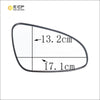 Right Side Heated Wing Rear Mirror Glass Suitable for Toyota Corolla 2014 2015 2016 2017 2018 2019 Right Mirror Glass Suitable for Toyota Corolla Camry Yaris