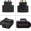 Ignition Coil Connectors Repair Harness Wiring Plug Suitable for Audi A3 A4 A5 A6 A8 TT VW Passat Jetta Golf Touareg 1J0973724 4B0973724