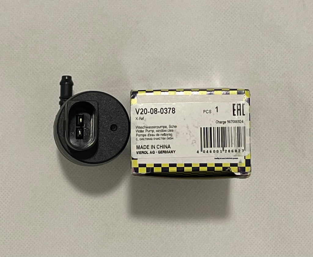 Windshield Washer Pump For VW, Audi, Mercedes, BMW. VEMO Brand of VEIROL AG 67128362154 67128362154
671 283 62 154
3504277279
3504-277279
1K5955651 1J5955651 
1K5 955 651 1J5 955 651 
61 13 8 364 520
61138364520