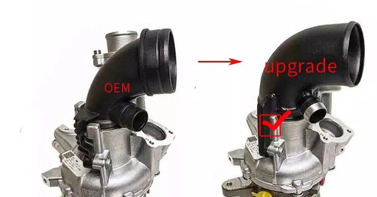 Turbo Inlet Elbow Pipe for Golf GTI mk7 7.5 Audi A3 8V S3 TT TTS OCTAVIA turbo pipe MQB EA888 Gen3 1.8T 2.0T