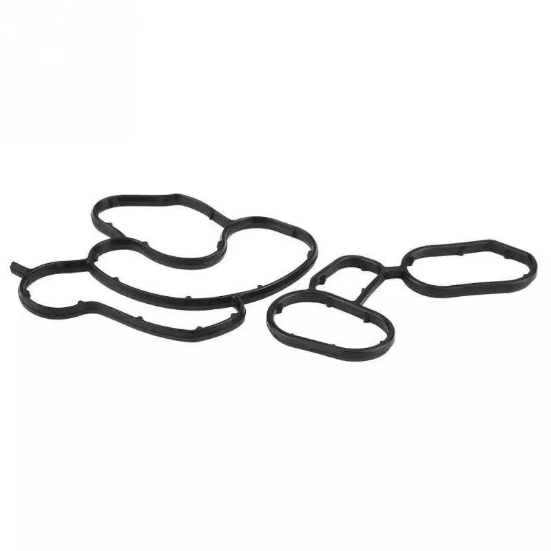 Oil Filter Housing Seal Gasket Set Suitable for BMW E46 E90 E81 E87 E84 E60 11427508970 11427508971