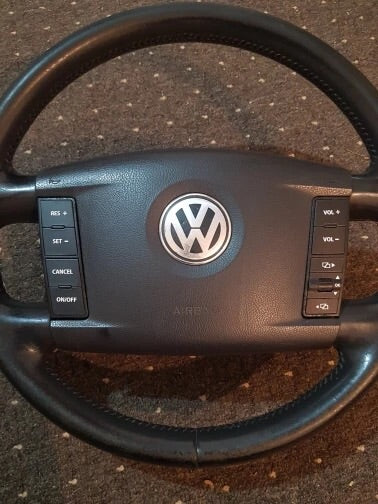 Car Steering Wheel Button Repair Decals Stickers Kit Suitable For VW For Volkswagen Touareg 2004-2009