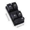 AUDI A4 Window Master Switch Button compatible with AUDI A4 S4 B6 2003- B7 8E0959851 8E0 959 851
