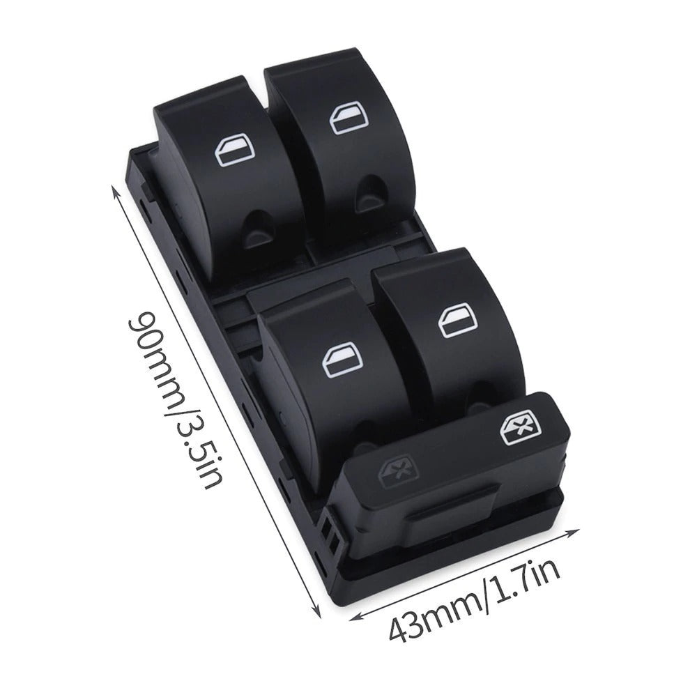 AUDI A4 Window Master Switch Button compatible with AUDI A4 S4 B6 2003- B7 8E0959851 8E0 959 851
