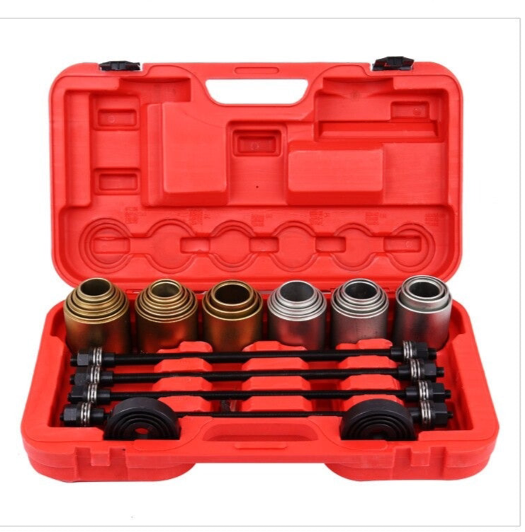 Universal Press And Pull Sleeve Kit, Manual Bushing Installation Removal Set, Remove Install Bushes Bearings Garage Tool