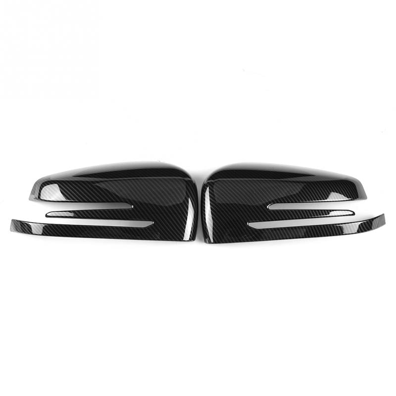 1 Pair Rearview Mirror Cover Trim For Mercedes Benz A B C E GLA Class W204 W212