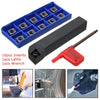 *DEAL* 10PCS CCMT09T304 Carbide Inserts + SCLCR1616H09 Holder Lathe Turning Tool Cutter