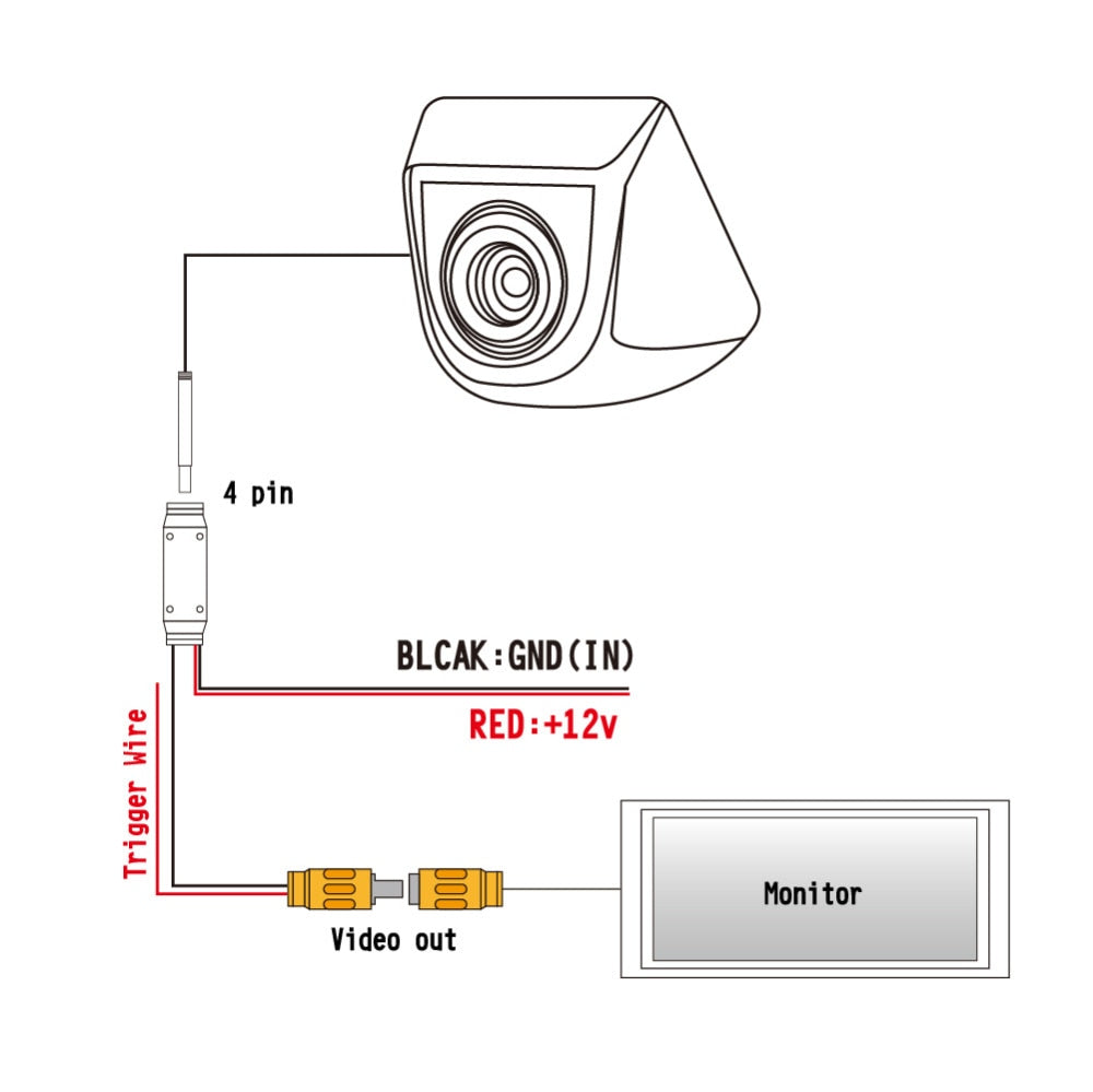 170 Degree universal auto camera night vision HD CCD front Vehicle Camera Car Rear view camera rearview Back Parking Monitor car stereo camera