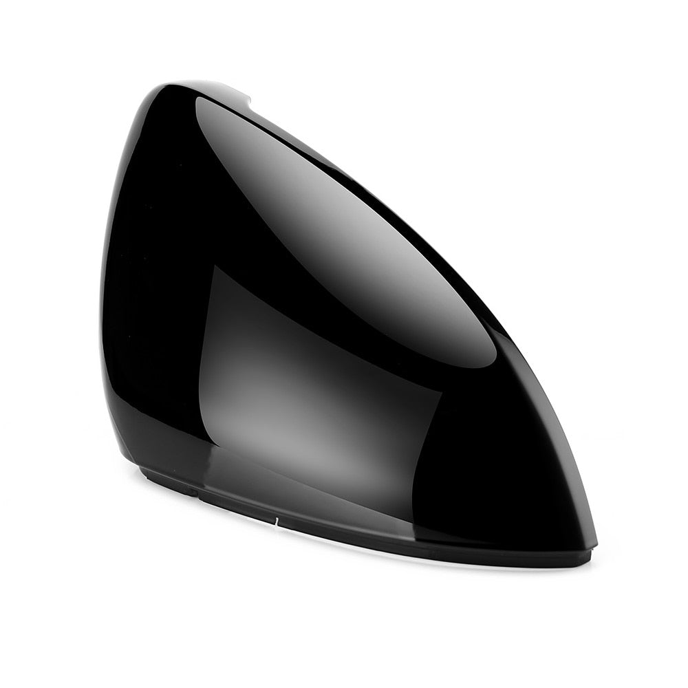 VW Golf 7 MK7 7.5 GTD R GTI Touran L E-GOLF RH Side Wing Mirror Cover Caps Black RearView Mirror Case Cover
