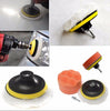 4 Inch Gross Polish Polishing Buffer Pad Kit With Drill Adapter For Car Polish