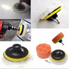 4 Inch Gross Polish Polishing Buffer Pad Kit With Drill Adapter For Car Polish
