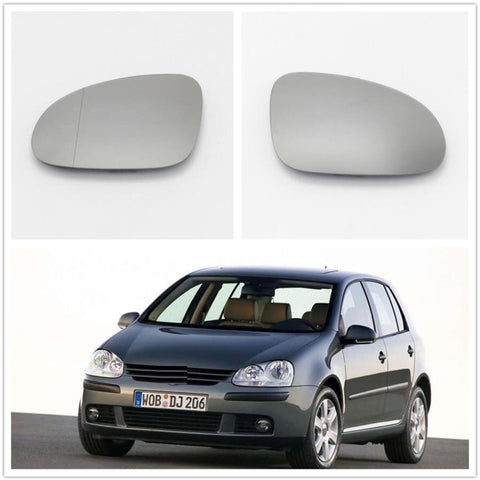 Left + Right VW Golf 5 MK5 GTI Passat Left Hand Wing Mirror Glass