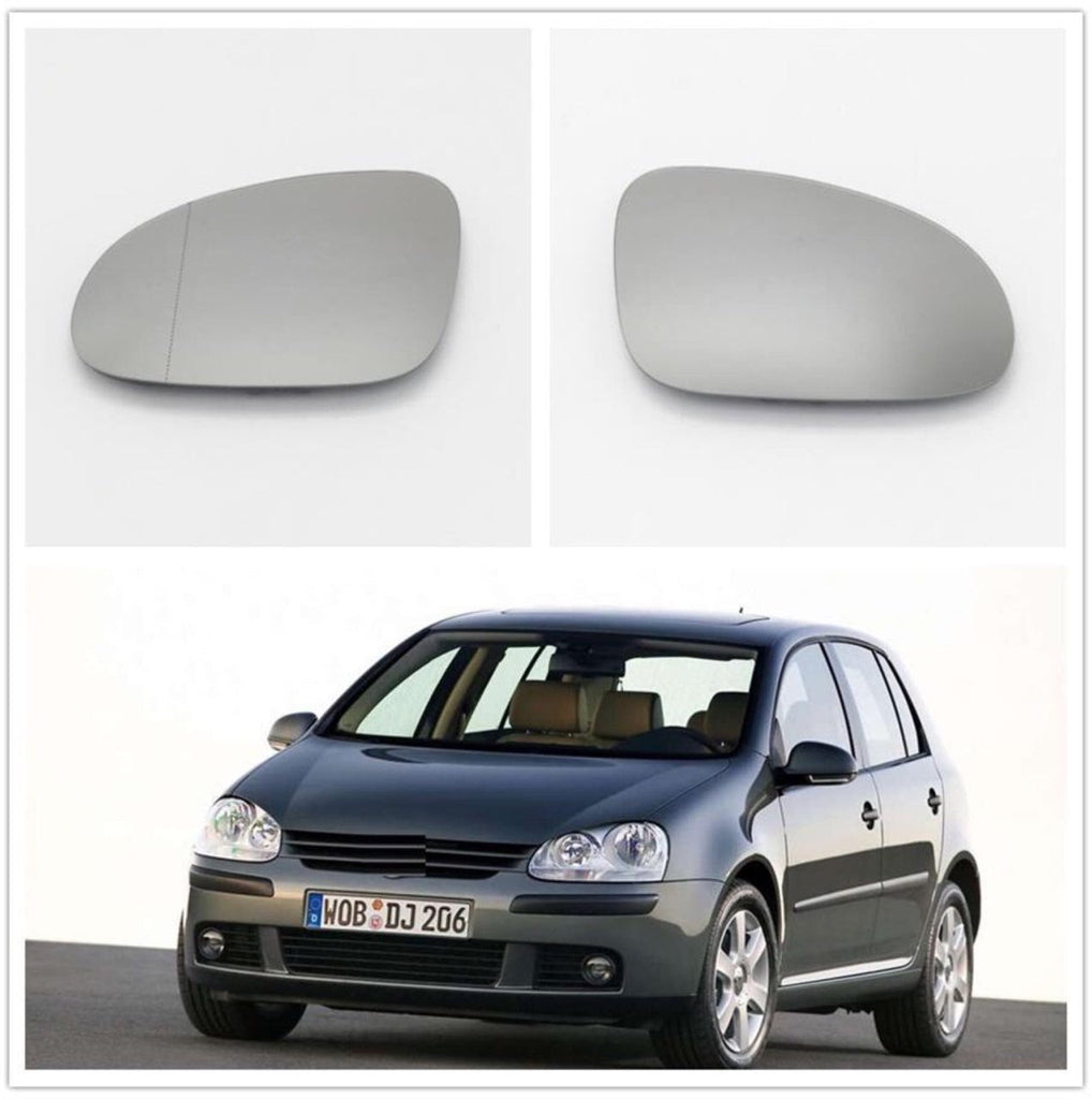LEFT Mirror Glass For VW Golf Jetta MK5 GTI GTX R32 Passat EOS Wing