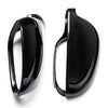Left Black Rearview Wing Mirror Cover Casing For Volkswagen For VW Jetta Golf MK5