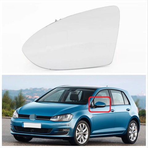 Ex P0197S 
LEFT VW GOLF 7 MK7 7.5 MK7.5 5G1 BA5 2012-2016 Car Heating Side Mirror Glass 6471138
OE Part Numbers: 5G0857521 510857521 5G0 857 521 510 857 521 4060G01