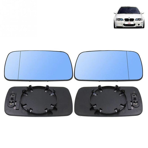To - 
2 x P1692S
6471849 future
3010014-1 now

1 Pair of Side Mirror Glass Suit For BMW E46 320i 330i 325i 525i (BLUE)

6471849 future
3030014-1 now
Mirror Glass Fit Left and Right Side For BMW E39 / E46 318i 320i 330i 325i 525i

51167011926 51168250438