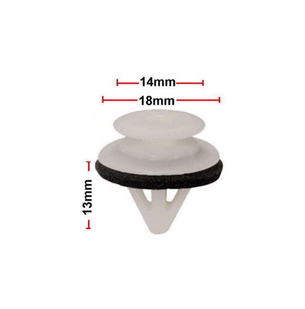 20PCS Door Trim Panel Retainer Nylon Auto Fastener Clips Suits For Mazda