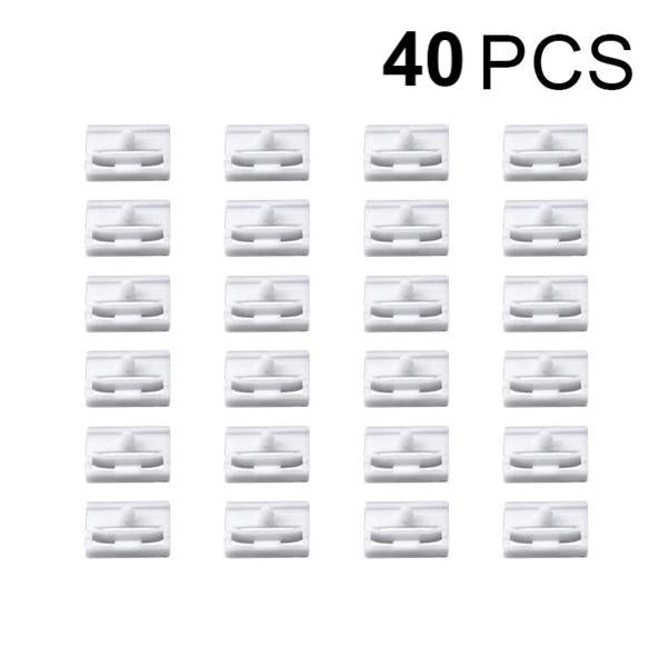40PC x Plastic Side Skirt Trim Moulding Car Clips For BMW 3 Series E36 E46 E90 E91 Auto Fender Bumper Nylon Rivet Retainer Clips