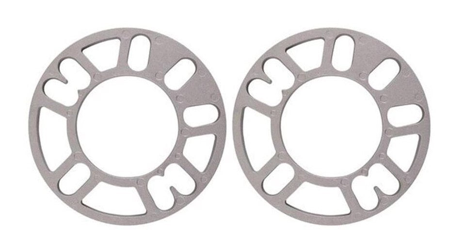 **SPECIAL** 2 PCS 10MM ALLOY ALUMINUM WHEEL SPACERS SHIMS PLATE 4&5 STUD VW Audi, etc.