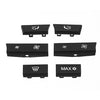 14Pcs Car Button Key Caps Repair Kit A/C Heater Switch Cover Suit For BMW 5 6 7 F10 F01 F12 F06 F07 GT F11 F13