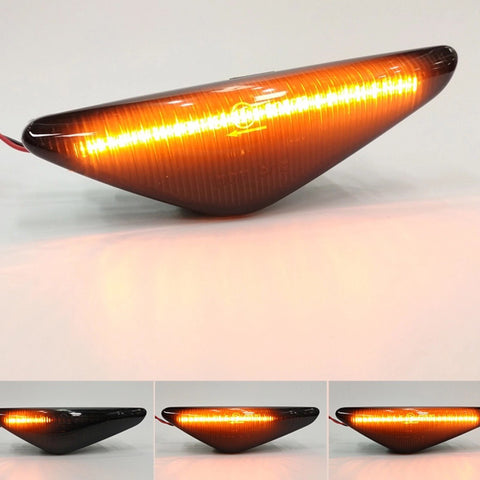 Turn Side Signal Indicators Smoked LED Sequential for BMW X5 E70 X6 E71 Active Hybrid X6 E72 X3 F25