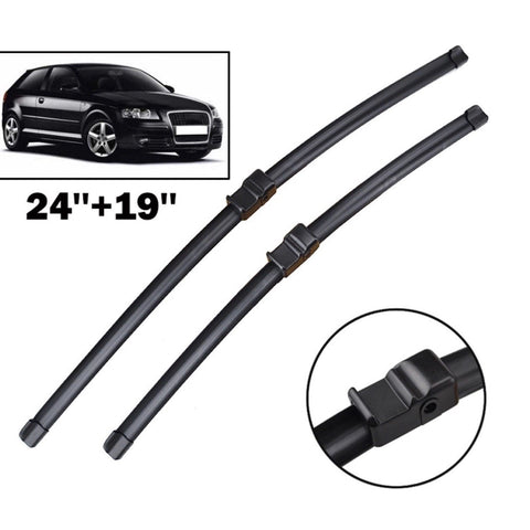 Ex P1217S 
Front Wiper Blades For Audi A3 8P 2003 2004 Windshield Windscreen Front Window 24