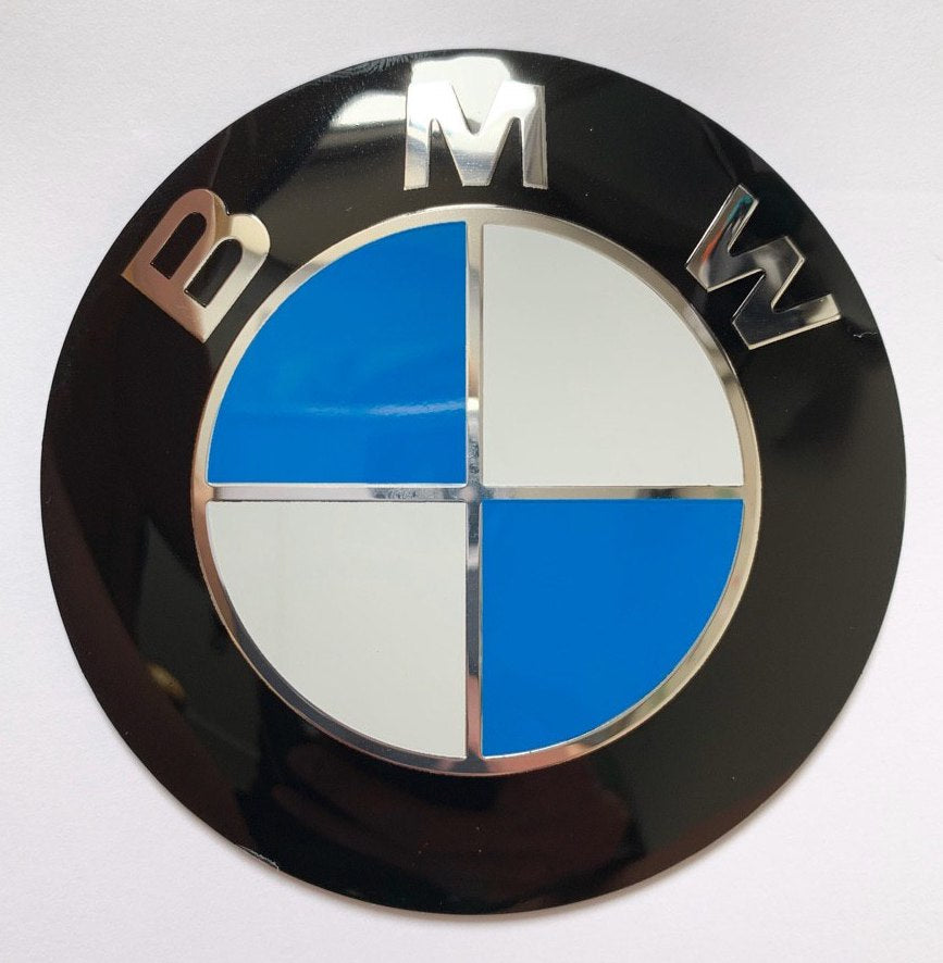 2 x BMW Badge 82mm Bonnet Hood Self Adhesive Sticker Emblem For BMW X5 E70 F15 F85 / BMW X6 E71 F16 F86
 X5 X6 51.14-7 157 696 51147157696 7157696