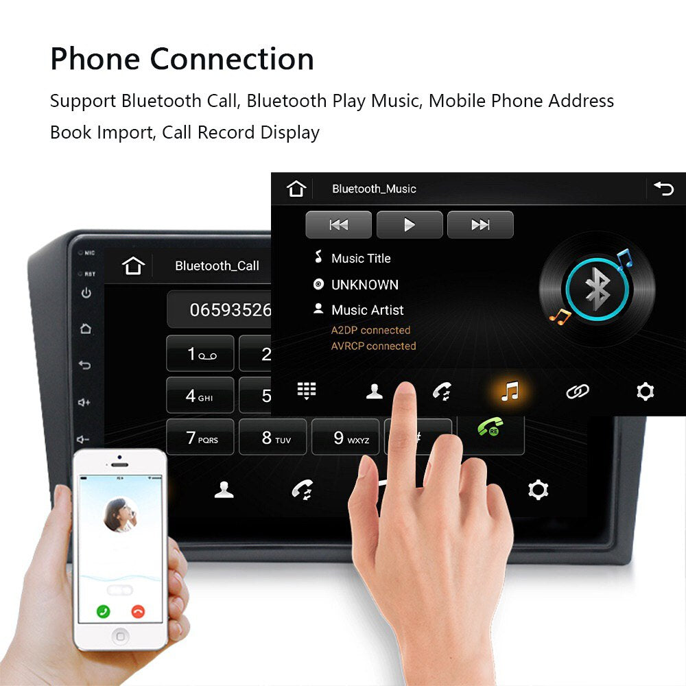 9” Car Stereo For Mazda 3 Mazda Axela Supports Apple CarPlay and Android Auto Car GPS NZ Maps Stereo WIFI GPS Quad Core for Mazda Axela 2004-2009