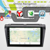 9” Car Stereo For Mazda 3 Mazda Axela Supports Apple CarPlay and Android Auto Car GPS NZ Maps Stereo WIFI GPS Quad Core for Mazda Axela 2004-2009