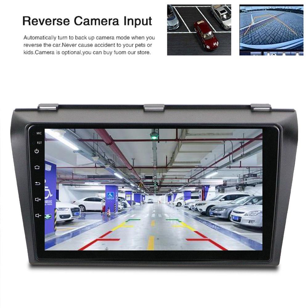 Android Stereo For Mazda 3 BK with Apple CarPlay and Android Auto GPS NZ Maps Camera Stereo 1G 16G WIFI GPS Quad Core 2 din for Mazda Axela 2004-2009