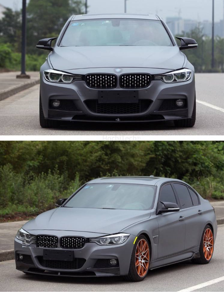 2 pieces Rearview Mirror Cover Cap Black suits for BMW Series 1 2 3 4 X M 220i 328i 420i F20 F21 F22 F23 F30 F32 F33 F36 X1