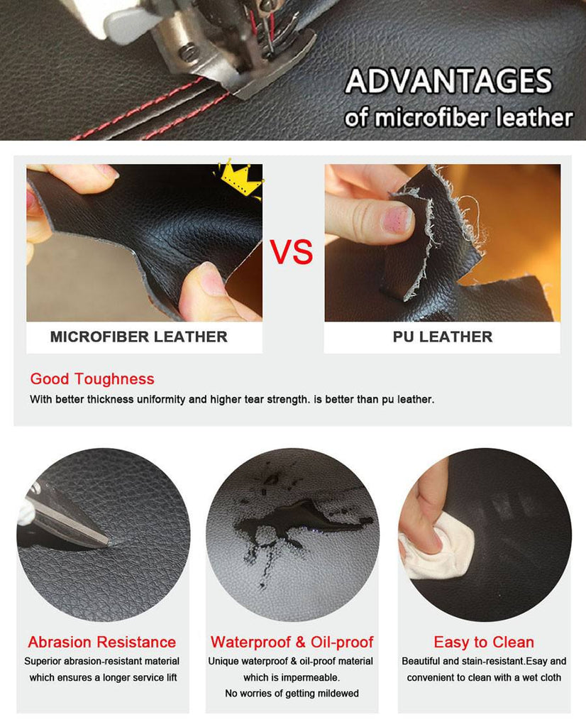 Door Cards Black Leather Upgrade Kit Full Set Front and Rear For VW Golf 5 MK5 Jetta 2005 - 2009