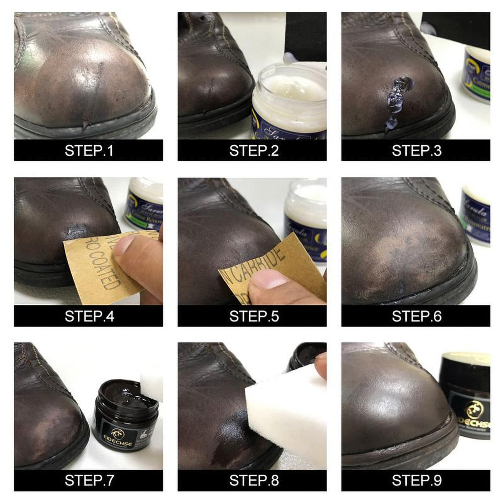 **NEW** BLACK Liquid Leather Repair Tool Auto Seat Sofa Coats Holes Scratch Cracks Restoration For Car, Sofa, Shoe