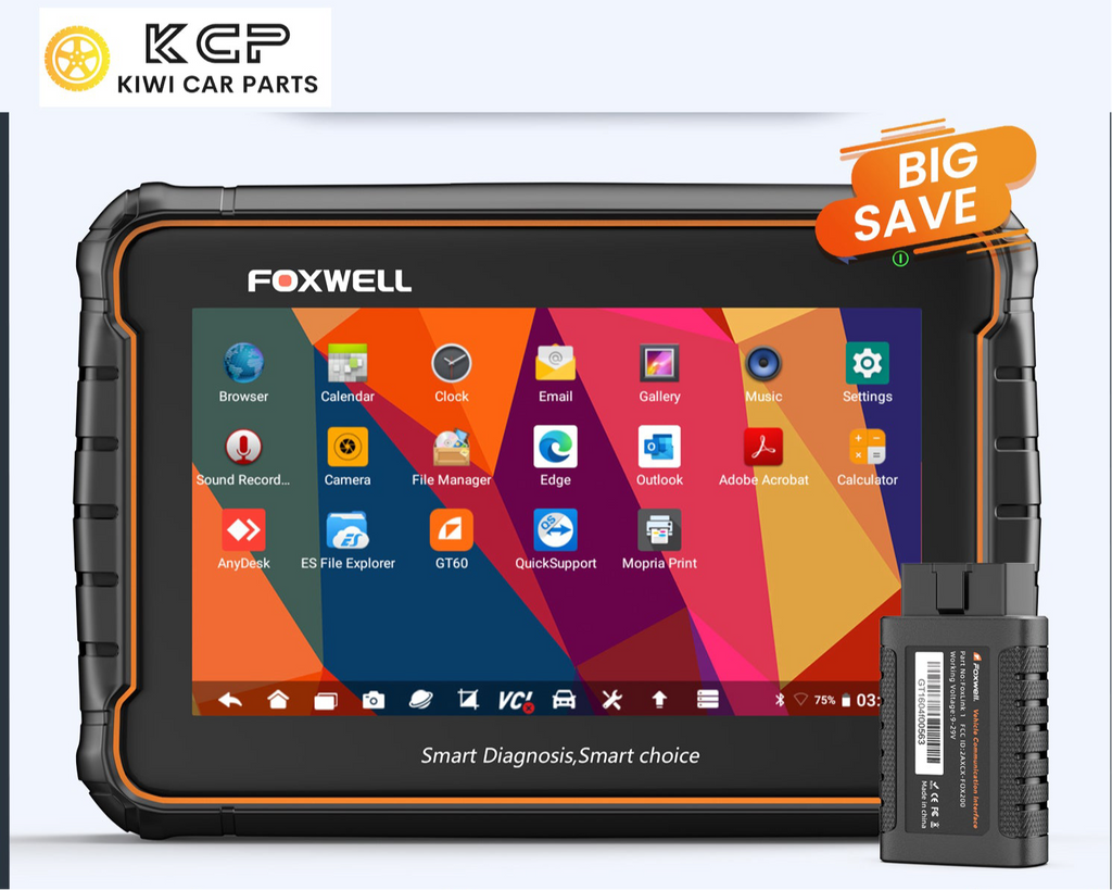 FOXWELL GT60 OBD2 Diagnostic Tool Full System Active Test Car Code Reader 24 Reset Service Professional OBD 2 Automotive Scanner