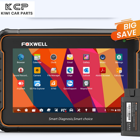 FOXWELL GT60 OBD2 Diagnostic Tool Full System Active Test Car Code Reader 24 Reset Service Professional OBD 2 Automotive Scanner