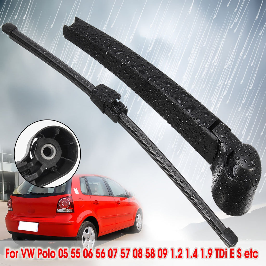 325mm Car Rear Windscreen Wipers Wiper Arm Blade For VW Polo 2005 - 2009 1.2 1.4 1.9 TDi E S