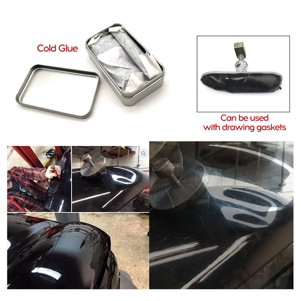 3Pcs/Box Car Collision Dent Repair Cold Glue Boxed Cold Glue Free Sheet Metal Car Repair Tool car dent remover