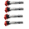 To - from singles or NGK
Ex P1646S 
R8 Ignition Coils for VW Golf - High-Quality Replacement Parts in NZ
12201074 16€
940058EGT 12
Red Audi R8 Coil Packs.
Replacement for 06E905115E 06E 905 115 E , 07L905115
Great upgrade for many VW Audi models including most popular in NZ VW Golf 5 6 FSI TFSI GT GTI 2.0 2.0T