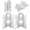 5 pcs/set Window Regulator Repair Kit Sliding Pivot Clips For BMW Roller Lifter Clips