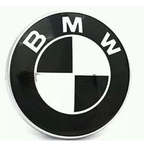 BMW Badge 74mm Bonnet Hood Self Adhesive Sticker Emblem for E46 E39 E38 E90 E60 Z3 Z4 X3 X5 X6