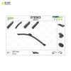 VALEO 578563 - 
 Rear Wiper Blade For VW Golf MK5 GTI R32 GT TSI, Touareg, Tiguan, Passat 8 Variant, Polo, Audi A3 8V1 09.12-, A3 8VA 02.13+